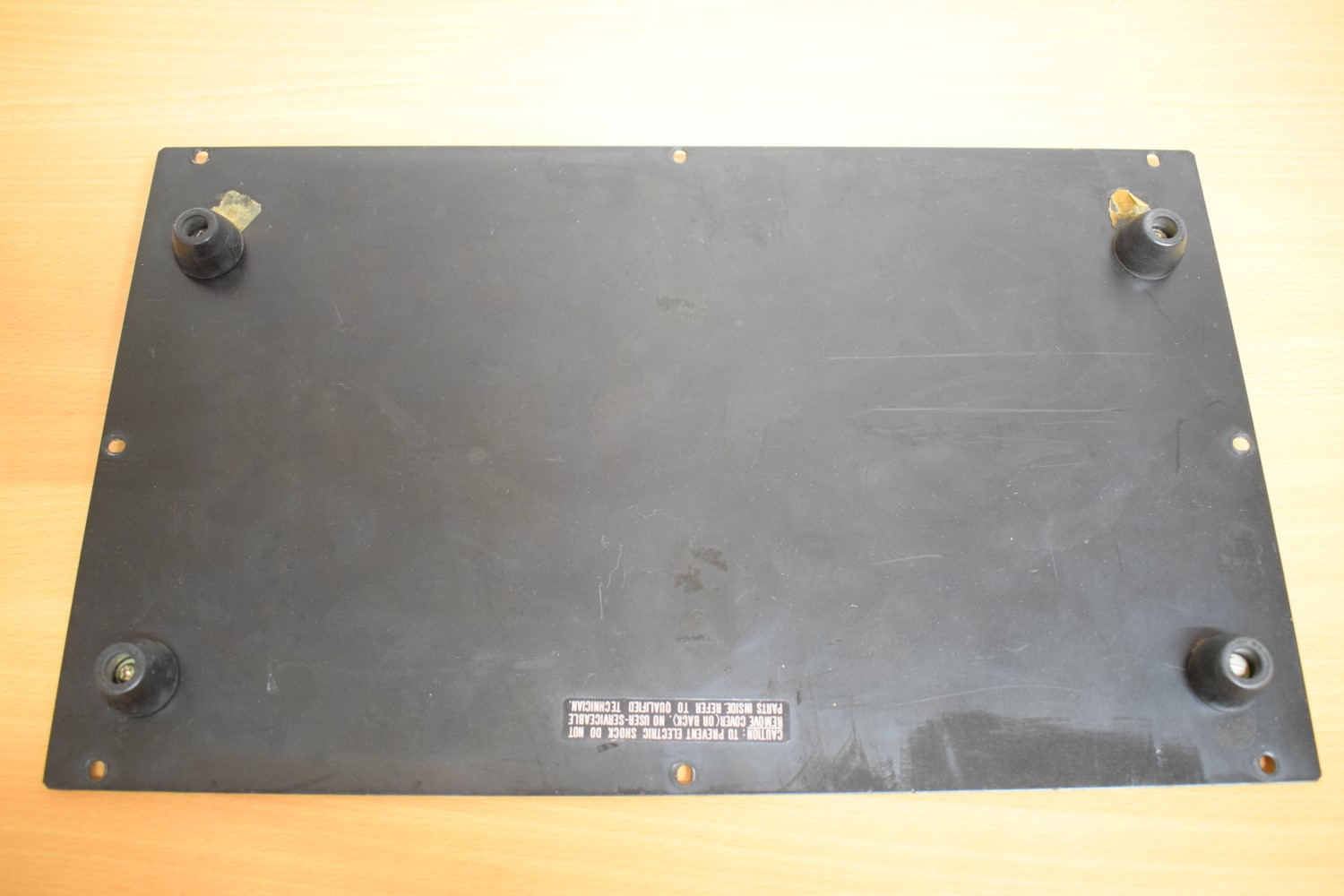 Marantz 2100 Tuner – Bottom Metal Cover with rubber feet  			